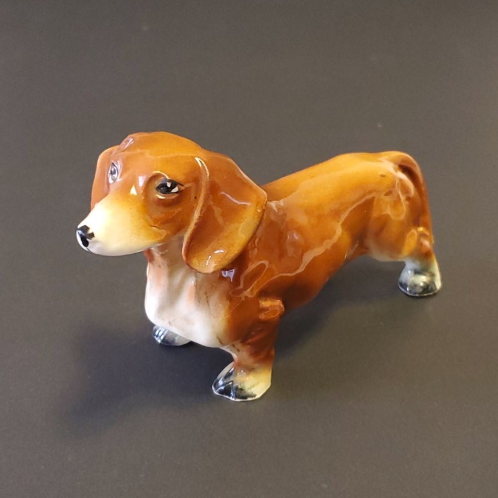 Made in Japan Vintage Dachshund Figurine